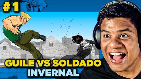 BATALHA ÉPICA! GUILE VS SOLDADO INVERNAL (Part 1) - | React Anime Pro