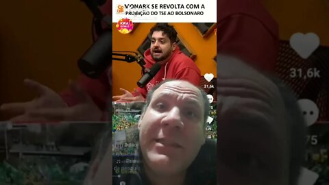 Monark se revolta a saber da proibição do TSE ao Bolsonaro. Não pode usar imagens do 7 de Setembro