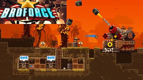 Side Scrolling run and gunning | Broforce