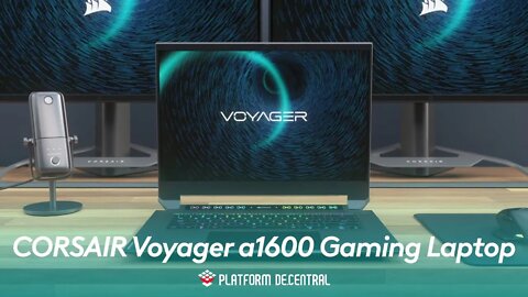 CORSAIR Voyager a1600 Gaming Laptop AMD Advantage Edition Game Create Anywhere