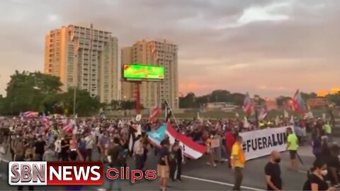 Puerto Rico Protesters Against "Biden" Taking Ownership of "Power Grid" - 4547