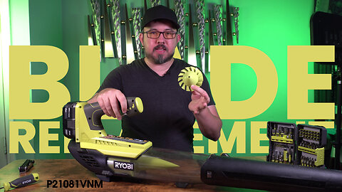 Ryobi Blower Blade Replacement - Fix Loud Noise or Less Air issues with P21081VNM