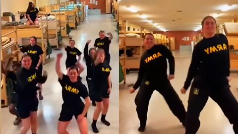 Women Dance On TikTok While In Training For The Army