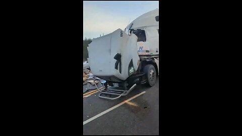 Major Truck Crash On Highway 17 Ontario