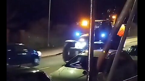 Farmer protests block the port of Dover, England