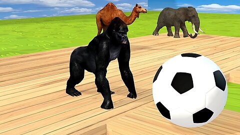 Paint animal tiger lion Gorilla cow elephant cemal duck fountain crossing video game