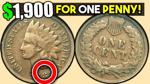 IF YOU HAVE A INDIAN HEAD PENNY LOOK FOR THIS RARE 1888 PENNY COIN!!