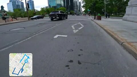 Throwback Thursday special / 4K downtown Montréal, Québec electric cycle timelapse May 2022