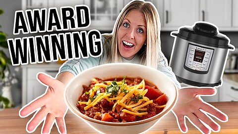 AWARD WINNING Chili in the Instant Pot - Disney Copy Cat Recipe