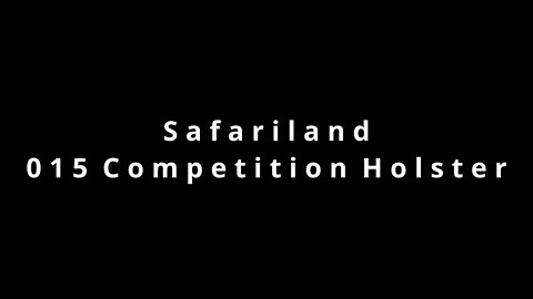 Safariland 015 Competition Holster- Full Review