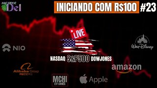 #23 CRASH NAS BOLSAS E CRIPTOS COMEÇANDO C/ R$100 AÇÕES INTERNACIONAIS + HK50 | US100 | US30 | SP500