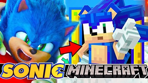 Sonic no Minecraft ganhou Update do Sonic 2 o Filme