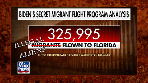 Paid for by US Taxpayers – Biden Flown 347,959 Aliens into TEX & FLA