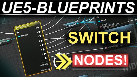 Unreal5 Blueprints: Switch On INT (60-Seconds!!)