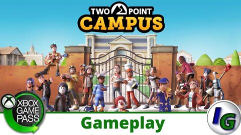 Two Point Campus (First Year of School) Gameplay on Xbox Game Pass