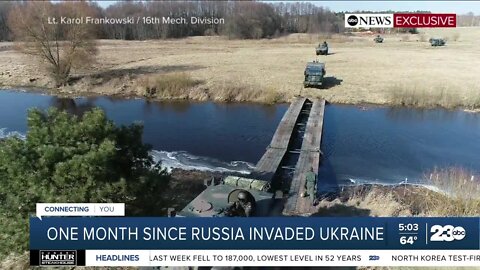 Russian invasion into Ukraine reaches one month