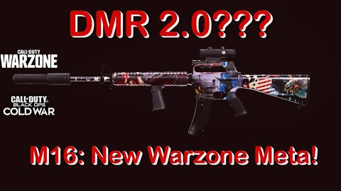 DMR 2.0??? M16: New Warzone Meta! | Call of Duty: Black Ops Cold War/Modern Warfare Warzone #shorts