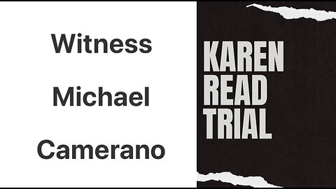 Killer Karen Read: Witness Michael Camerano Said He Picked Up The Tab @ CF McCarthy’s