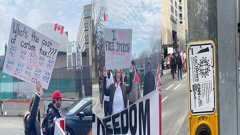 Raw Video: Toronto weekly freedom rally