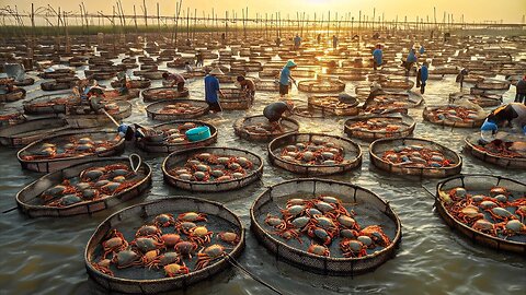 How to Millions of Mud Crab Farming in Box - Soft Shell Mud Crab Farming Technology in Asian