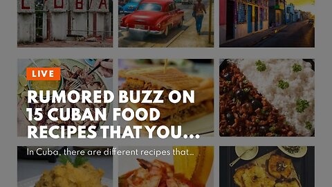 Rumored Buzz on 15 Cuban Food Recipes That You Need to Try - Taste of Home