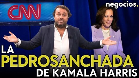 Kamala Harris se marca un ‘Pedro Sánchez’ en su primera gran entrevista como candidata en la CNN