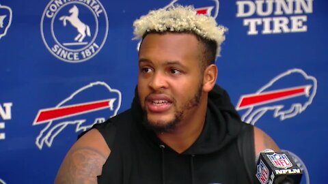 Buffalo Bills LT Dion Dawkins was hospitalized for four days with COVID-19