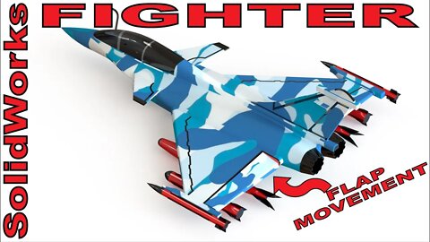 Make a Fighter in SolidWorks Video 11: Moving Flaps / Multibody Modeling|JOKO ENGINEERING|