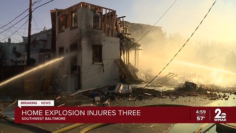 House explosion in Pigtown leaves three injured