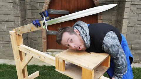 I made a SWORD GUILLOTINE, but will it work?