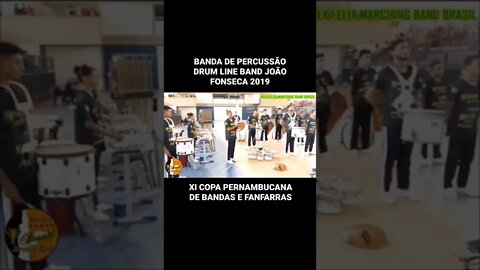 BANDA DE PERCUSSÃO DRUM LINE BAND JOÃO FONSECA 2019 - #shorts