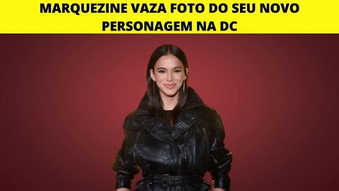 Bruna marquezine deixa escapar foto em suas redes sociais de seu novo personagem na Dc Besouro Azul