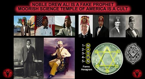 TAHARKA BEY GOVERNMENT IMPLANT NOBLE DREW ALI FAKE PROPHET CIRCLE 7 KORAN FAKE SCRIPTURE