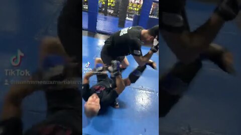 Heel hook from back take