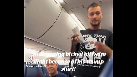 Dude Gets Kicked Off A Delta Flight Over A Trump Shirt