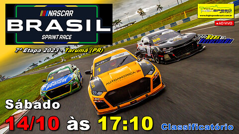 🔴 NASCAR BRASIL SPRINT RACE | Classificatório | 7ª Etapa 2023 | Tarumã (RS) | Ao Vivo