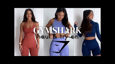 GYMSHARK BLACK FRIDAY 🦈🛍 _ haul & try-on of my favs 🤍