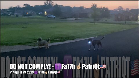 DO NOT COMPLY! - ✝️Fa17h☝🏼PatriQt🇺🇸