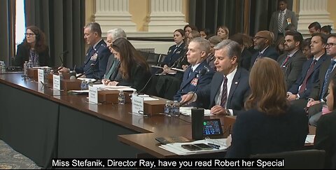 Elise Stefanik just crucified FBI Director Wray