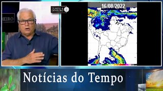 Previsão do tempo com ciclone e alerta para chuvas fortes e granizo