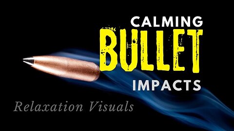 Calming Bullet Impact Visuals 💥 | ASMR Gunshots for Relaxation 🌙