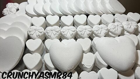 100 Plain White Hearts | Oddly Satisfying | ASMR | @ASMRa