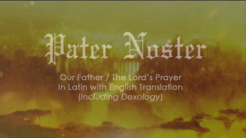 Pater Noster (with Doxology)