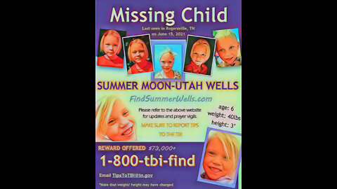 Update with lead investigator~ Missing Summer Wells