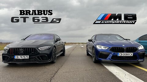 BMW M8 Competition vs Mercedes AMG GT63s DRAG RACE