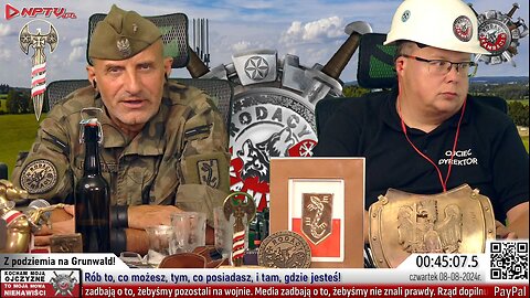 Z podziemia na Grunwald! Śr. 7.08.2024r. W. Olszański, M. Osadowski NPTV.pl Rodacy Kamraci