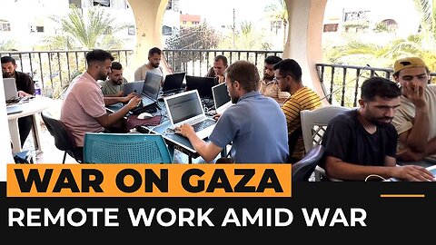 How people in Gaza are working remotely amid war | Al Jazeera Newsfeed