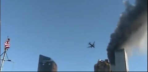 9/11 NEW FOOTAGE - aftermath 1st plane, 2nd plane striking South Tower