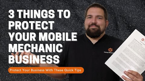 Three Things to Protect Your Mobile Repair Business