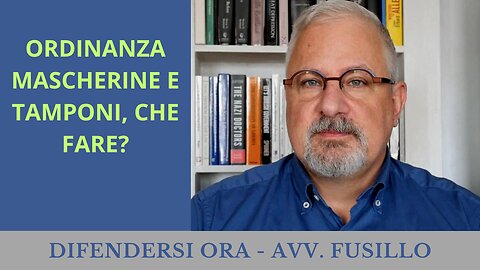 ORDINANZA MASCHERINE E TAMPONI, CHE FARE?